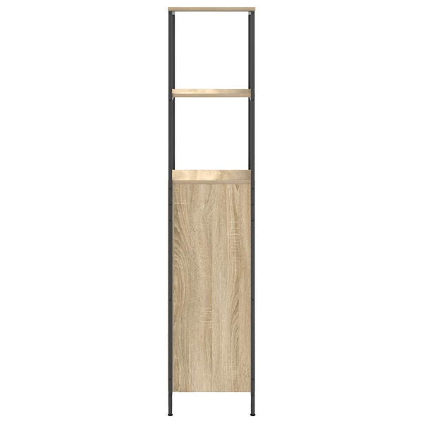 Badschrank Sonoma-Eiche mit Regalen 36x35x165 cm