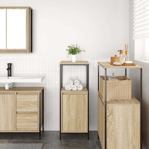 Badschrank Sonoma-Eiche 36x35x95 cm