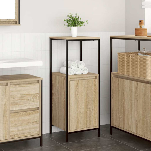 Badschrank Sonoma-Eiche 36x35x95 cm