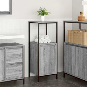 Badschrank Grau Sonoma 36x35x95 cm