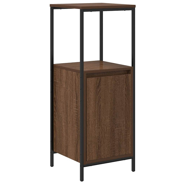 Badschrank mit Regalen, Eichen-Optik