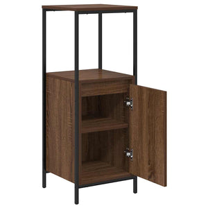 Badschrank mit Regalen, Eichen-Optik
