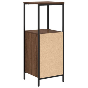 Badschrank mit Regalen, Eichen-Optik