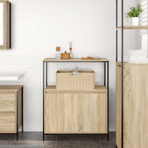Badschrank Sonoma Eiche mit Regalen