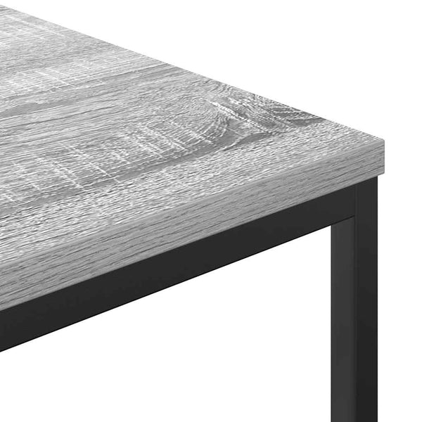 Badschrank Grau Sonoma mit Regalen 95 cm