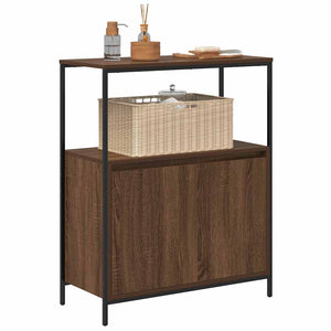 Badschrank mit Regalen Eichen-Optik