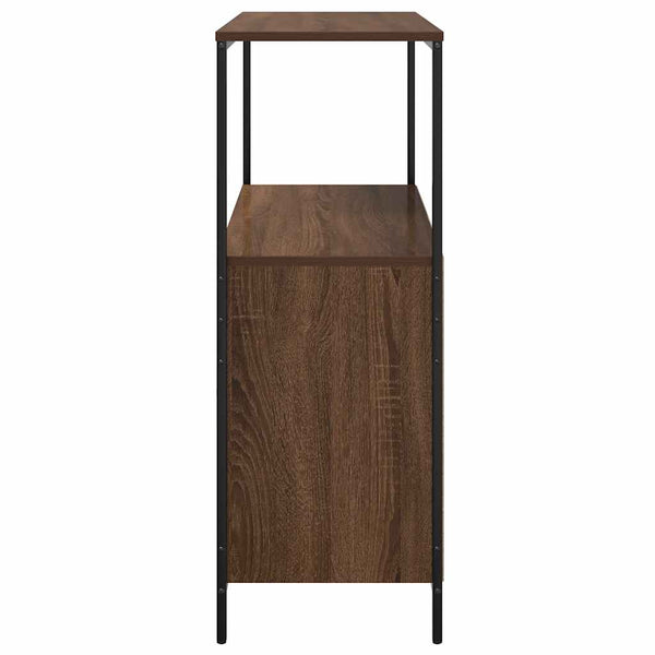 Badschrank mit Regalen Eichen-Optik