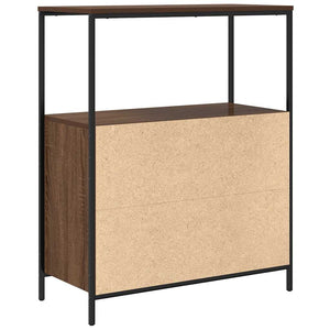 Badschrank mit Regalen Eichen-Optik