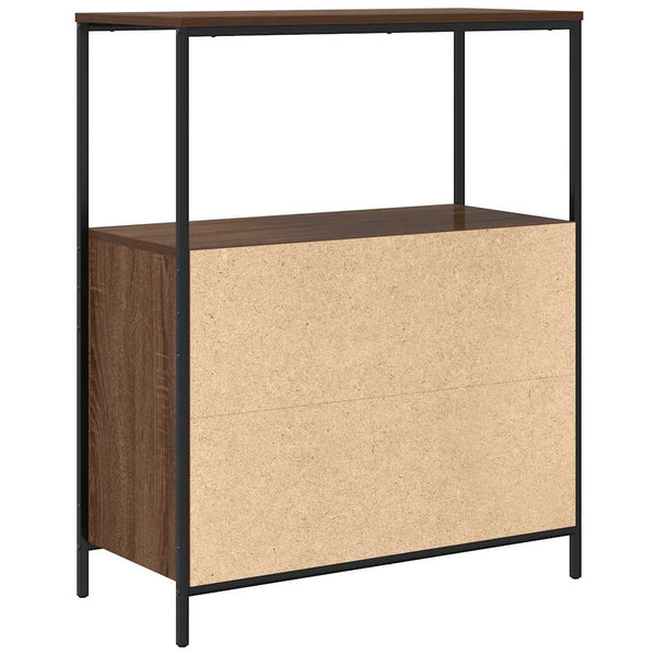 Badschrank mit Regalen Eichen-Optik