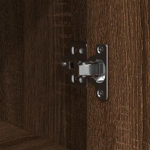 Badschrank mit Regalen Eichen-Optik