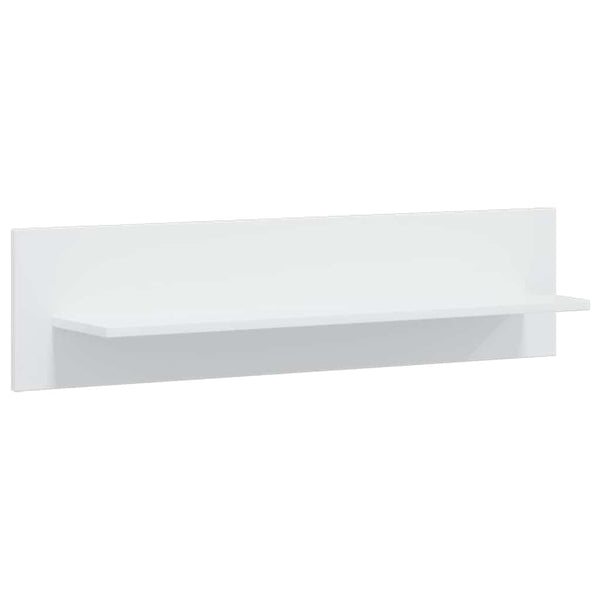 5-teilige Wohnwand mit LED Mattschwarz
