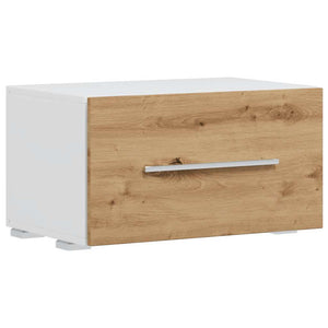 5-tlg. Wohnwand mit LED Artisan-Eiche