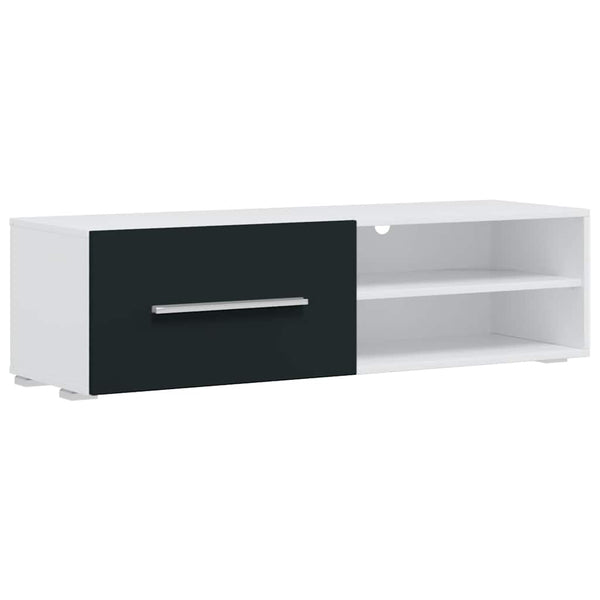 5-teilige Wohnwand mit LED Indigo