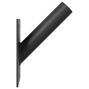 Flaggenmasthalter Stahl Schwarz 10,5 cm
