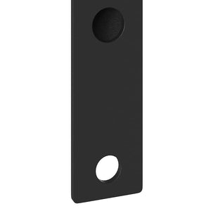 Flaggenmasthalter Schwarz Stahl