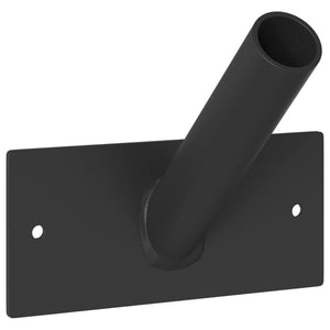 Flaggenmasthalter Schwarz Stahl