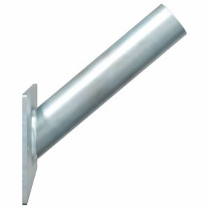 Fahnenmasthalter Silber Stahl 13 cm