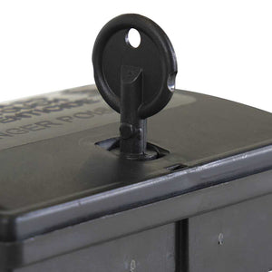 vidaXL Mouse Traps 5 pcs Black 13x10x4 cm