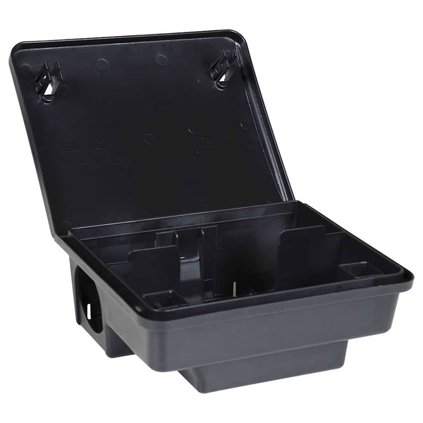 vidaXL Pièges à souris 4 pcs Noir 23x19x9,5 cm
