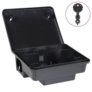 vidaXL Mouse Traps 6 pcs. Black 23x19x9.5 cm