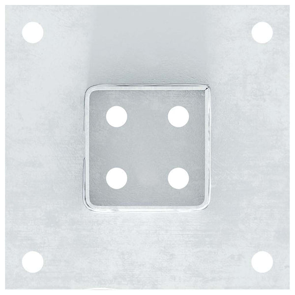 Quadratische Pfostenträger, 71x71mm, 4er Set