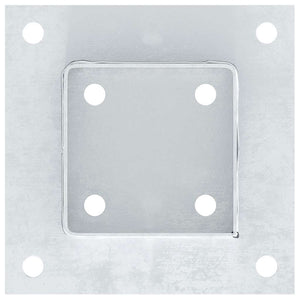 Quadratische Pfostenträger 81x81mm, 4er Set