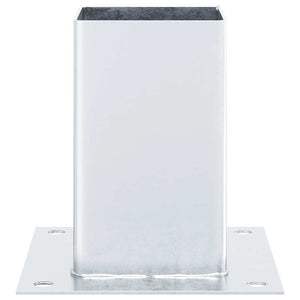 Quadratische Pfostenträger 91x91mm, 4er Set
