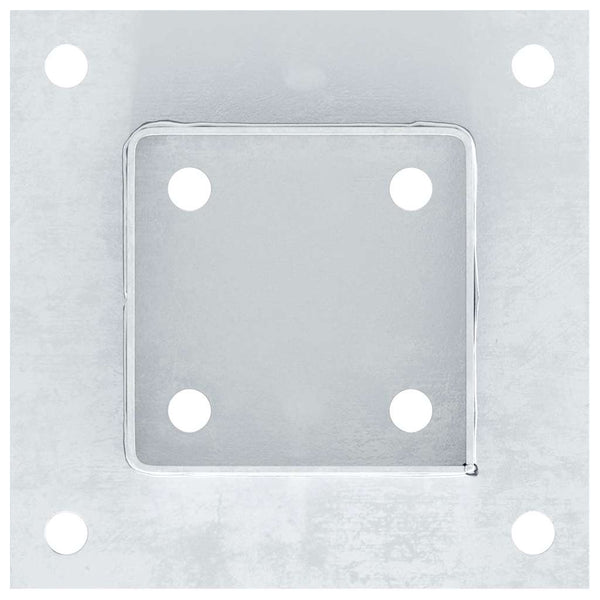 Quadratische Pfostenträger 91x91mm, 4er Set