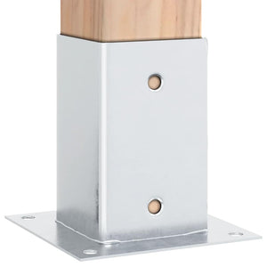 Quadratische Pfostenträger, 91x91mm, 12er Set