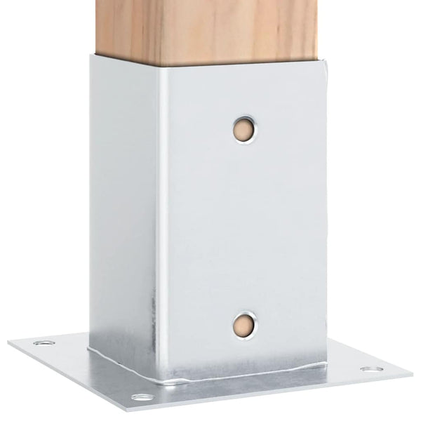 Quadratische Pfostenträger, 91x91mm, 12er Set