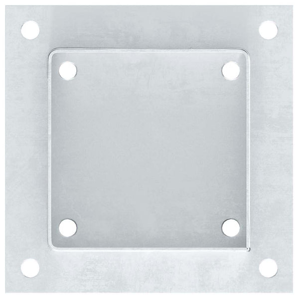 Quadratische Pfostenträger, 101x101mm, 4er Set