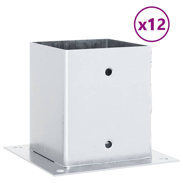 Quadratische Pfostenträger 101x101mm, 12 Stk.