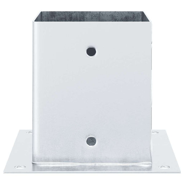 Quadratische Pfostenträger 121x121mm, 12er Set, verzinkt