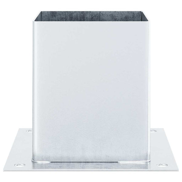 Quadratische Pfostenträger 121x121mm, 12er Set, verzinkt