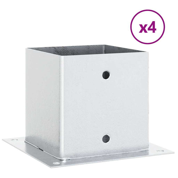 Quadratische Pfostenträger, 4er Set, 141x141mm