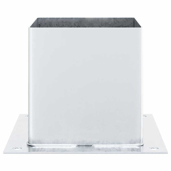 Quadratische Pfostenträger 141x141 mm, 12er Set, verzinkt