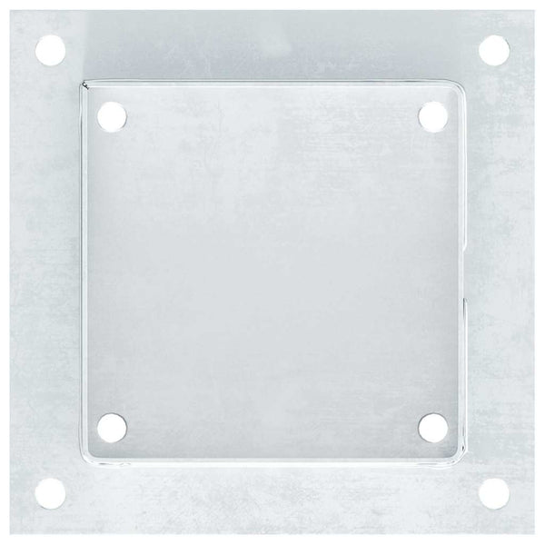 Quadratische Pfostenträger 141x141 mm, 12er Set, verzinkt
