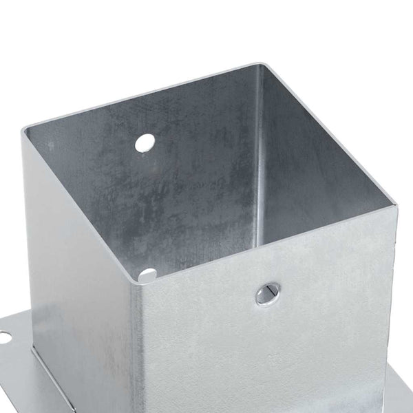 Quadratische Pfostenträger 141x141 mm, 12er Set, verzinkt