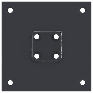 Quadratische Pfostenträger 4er Set 46x46mm