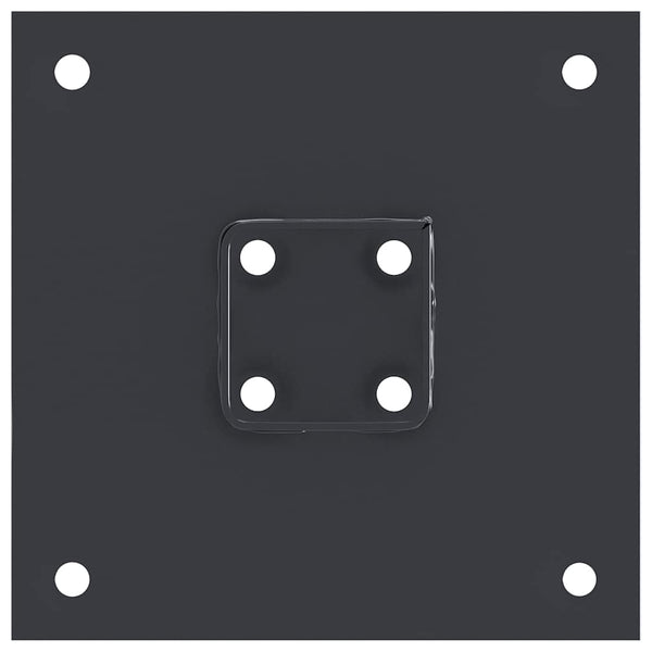 Quadratische Pfostenträger 4er Set 46x46mm