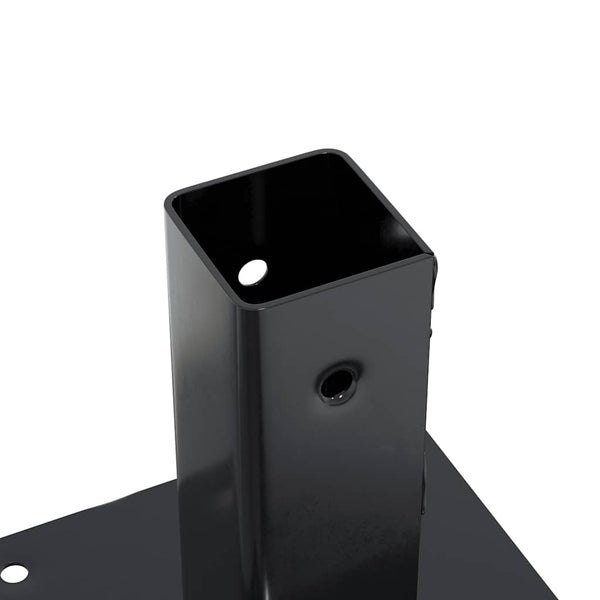 Quadratische Pfostenträger 4er Set 46x46mm