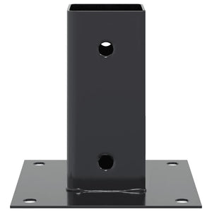 Quadratische Pfostenträger 61x61mm, 4er Set