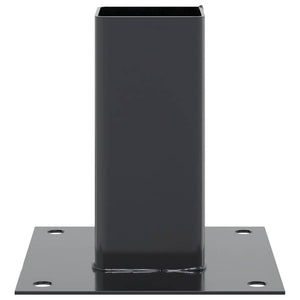 Quadratische Pfostenträger 61x61mm, 4er Set