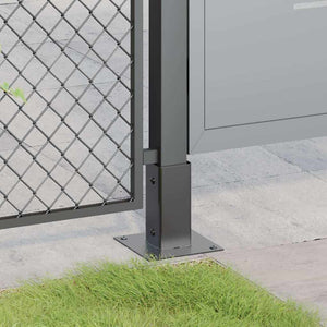 Quadratische Pfostenträger 61x61mm, 12er Set