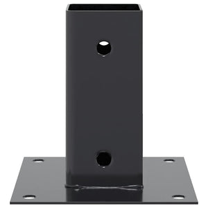 Quadratische Pfostenträger 61x61mm, 12er Set