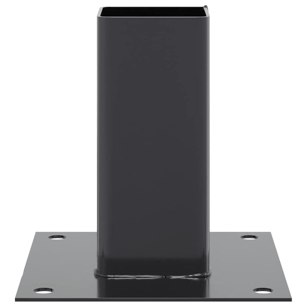 Quadratische Pfostenträger 61x61mm, 12er Set