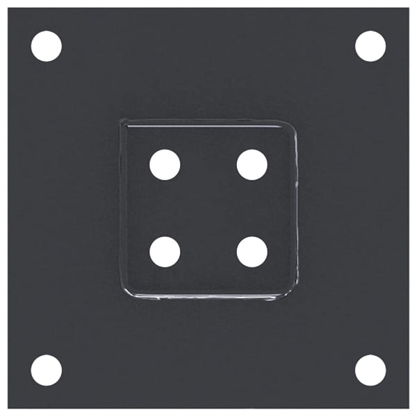 Quadratische Pfostenträger 71x71mm, 4er Set