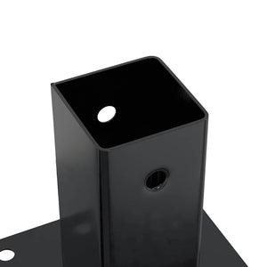 Quadratische Pfostenträger 71x71mm, 4er Set