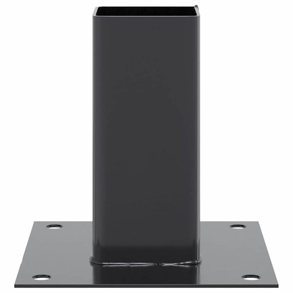 Quadratische Pfostenträger 71x71mm, 12er Set