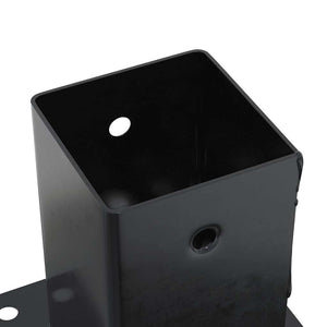 Quadratische Pfostenträger 81x81 mm, 4er-Set